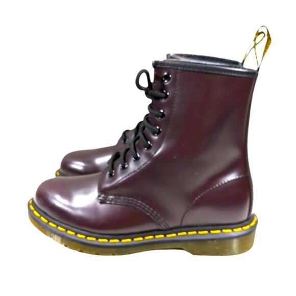Dr. Martens NWOT 1460 Smooth Eggplant/Black Cherry Size 7L/6M S3031 - Picture 8 of 12